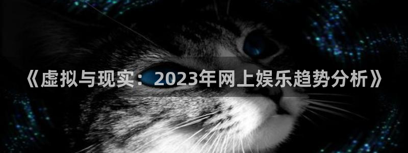 开丰娱乐地址：《虚拟与现实：2023年网上娱乐趋势分析》